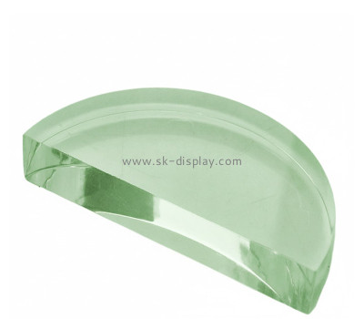 Custom acrylic semicircle display pedestal stand CA-218