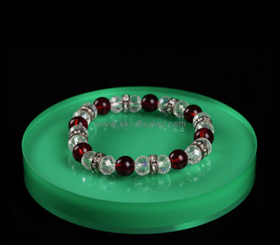 Custom acrylic round beads bracelet display block JD-337