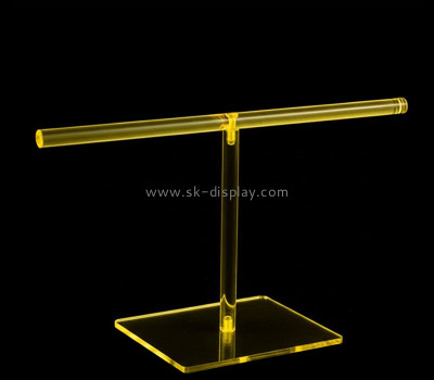 Custom acrylic bracelet necklace T bar display stand JD-341