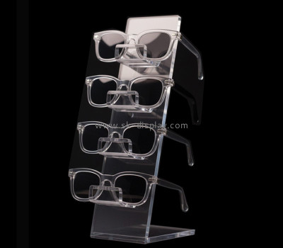 Custom acrylic retail L shape sunglasses display stands GD-192