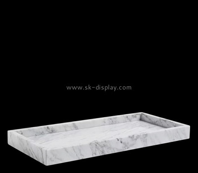 Custom acrylic hotel supplies organizer tray STS-317