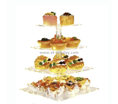 Custom acrylic LED parties dessert display stand tree LDD-213