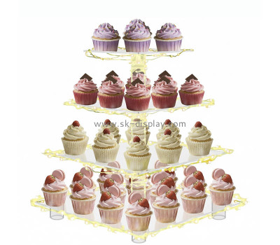 Custom acrylic LED parties cupcake display stand LDD-214