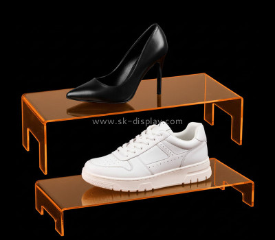 Custom acrylic boutiques shoes display risers stands SSD-136