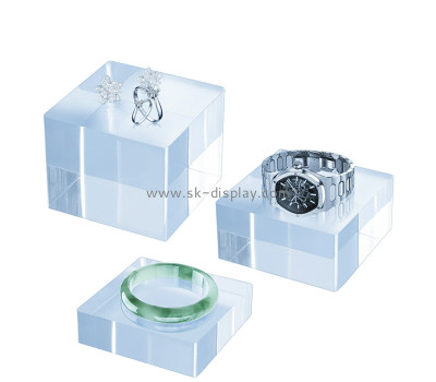 Custom acrylic jewelry display blocks AB-422