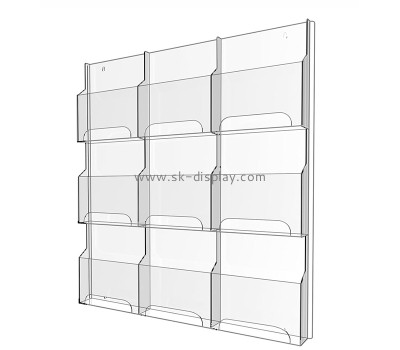 Custom acrylic hanging literatures display holders BD-1289