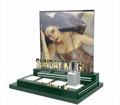 Custom acrylic countertop skincare beauty display props CO-891