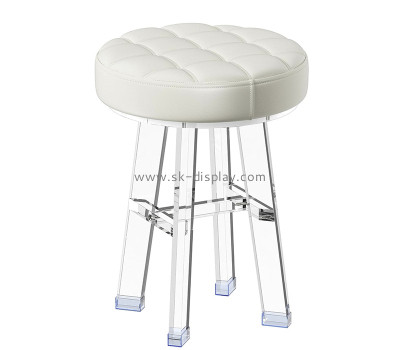 Custom acrylic round makeup stool AFS-715