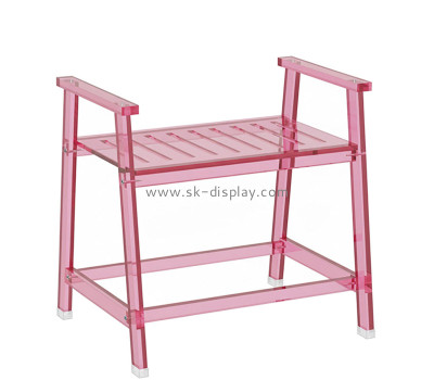 Custom acrylic shower chair with arms AFS-720