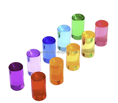 Custom acrylic round stacking gem blocks CA-222