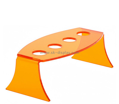 Custom acrylic wine bottle stopper display riser WD-325