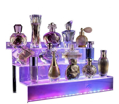 Custom acrylic illuminated perfume 3 tiers tower KLD-217