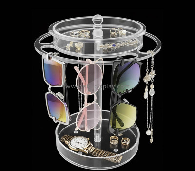 Custom acrylic sunglasses holder stand with 360&deg; rotation GD-205