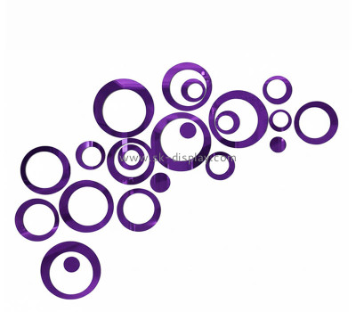 Custom acrylic wall decor circle mirror stickers MA-230