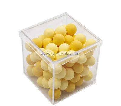 Custom acrylic chocolate candy gift packaging box with lid DBS-1391