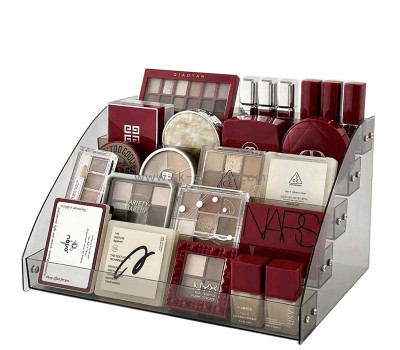 Custom acrylic countertop 5 tiers beauty display holders CO-894