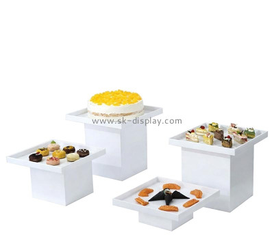 Custom acrylic buffet dessert display risers FD-593