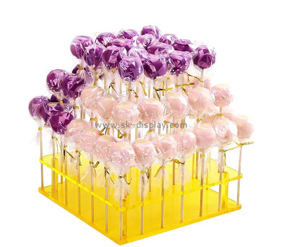 Custom acrylic weddings birthday lollipop display stand FD-599