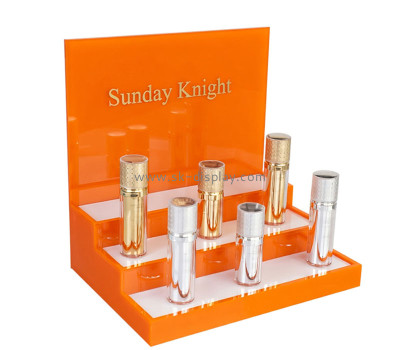 Custom acrylic 3 tiers makeup LED display stand props KLD-225
