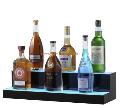 Custom acrylic lighted liquor bottle display stand props KLD-231