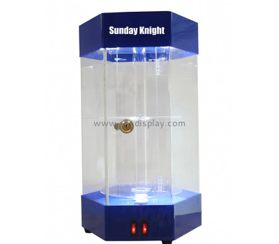 Custom acrylic antitheft skincare LED display cabinet LDD-227