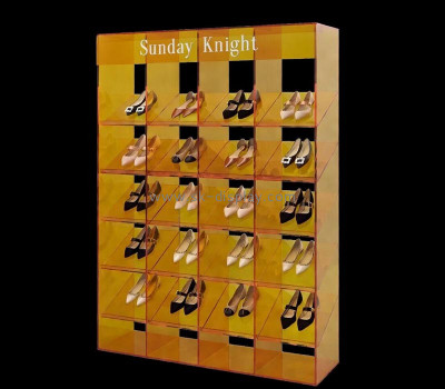 Custom acrylic floor stand shoe display rack SSD-148