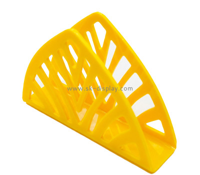 Custom acrylic triangle napkin tissue holder for restaurant SOD-1211