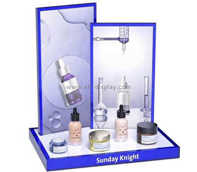 Custom acrylic exhibition skincare LED display stand prop CO-905