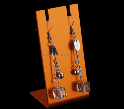 Custom acrylic L shape jewelry earring display stand JD-363