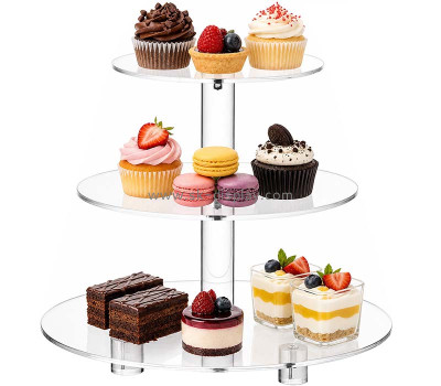 Custom acrylic cupcake dessert tower stand holder FD-601