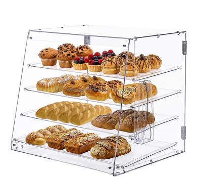 Custom acrylic countertop bakery pastry display case FD-602