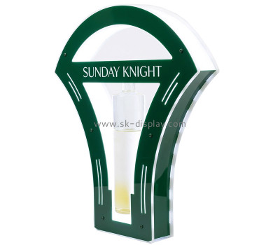 Custom acrylic wine bottles LED display stand prop WD-337