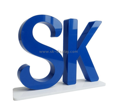 Custom acrylic logo sign display block AB-435