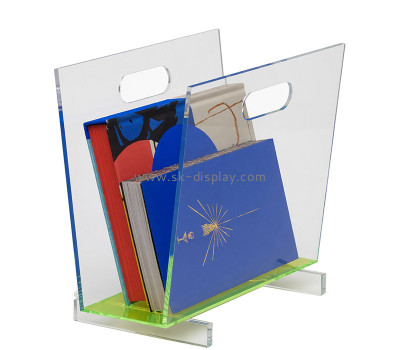 Custom acrylic V shape book display stand BD-1306