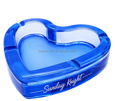 Custom heart acrylic cigar ashtray block CA-243