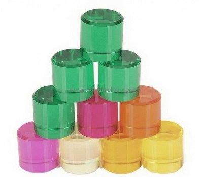 Custom round acrylic toys building blocks CAK-240