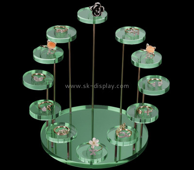 Custom acrylic retail ring display risers stands JD-365