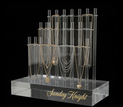 Custom acrylic luxury necklaces display rack JD-368