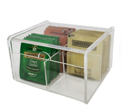 Custom acrylic stackable tea bag storage box FD-606