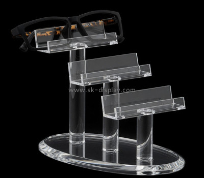 Custom acrylic 3 tiers sunglasses display holder stand GD-216