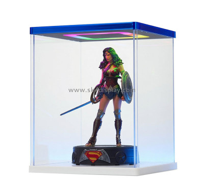 Custom acrylic action figure LED display box LDD-235