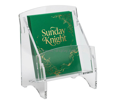 Custom acrylic countertop flyer stand holder BD-1308