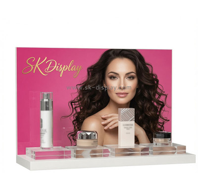 Custom acrylic makeup skincare display stand CO-910