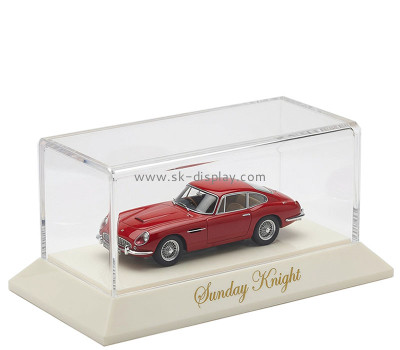 Custom acrylic scale model car display box with base DBS-1412