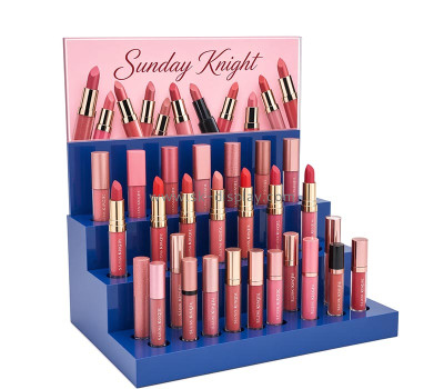 Custom acrylic 3 tiers lipstick display stand CO-914