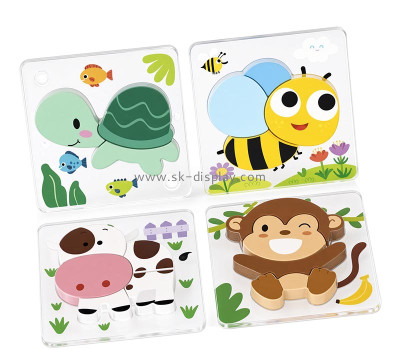 Custom acrylic animal puzzles with animal patterns CA-248