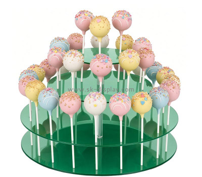 Custom acrylic 3 tier cake pop display stand rack FD-615