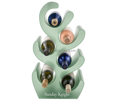 Custom acrylic wine bottle holder rack WD-346