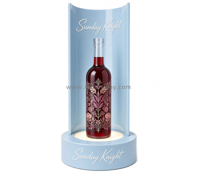 Custom acrylic liquor bottle illuminated display riser stand KLD-246