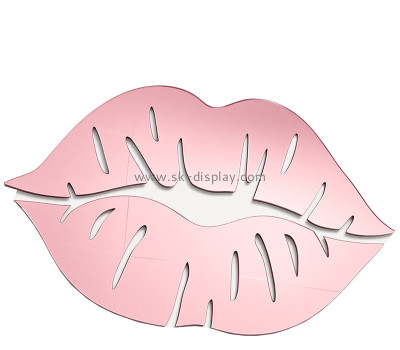 Custom acrylic wall 3D lip mirror sticker sign MA-250